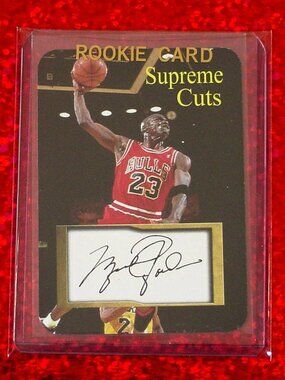 Michael Jordan Facsimile Autograph Card